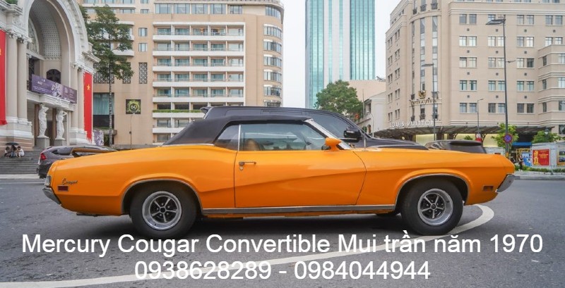 Cho thuê xe cổ Mercury Cougar 1970 ở TPHCM