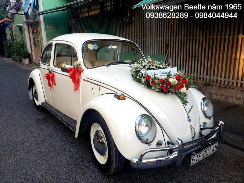 Cho thuê xe cổ Volkswagen Beetle năm 1965 tại TPHCM