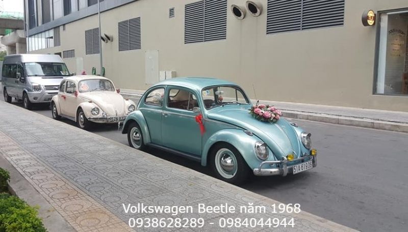 Cho thuê xe cổ Volkswagen Beetle năm 1968 tại TPHCM