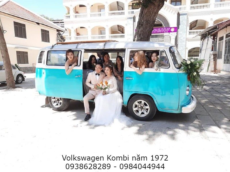 Cho thuê xe cổ 9 chỗ Volkswagen Kombi ở TPHCM