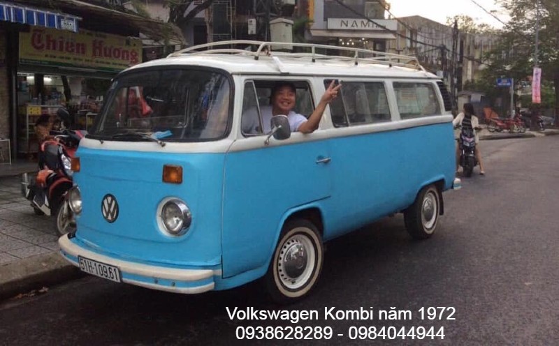 Cho thuê xe cổ 9 chỗ Volkswagen Kombi ở TPHCM